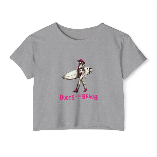 Boots at the Beach Crop Top