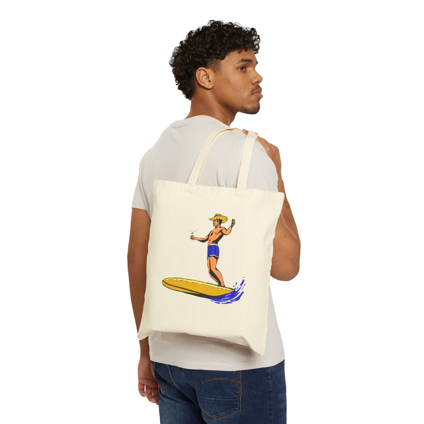 Surfer  Cowboy Tote