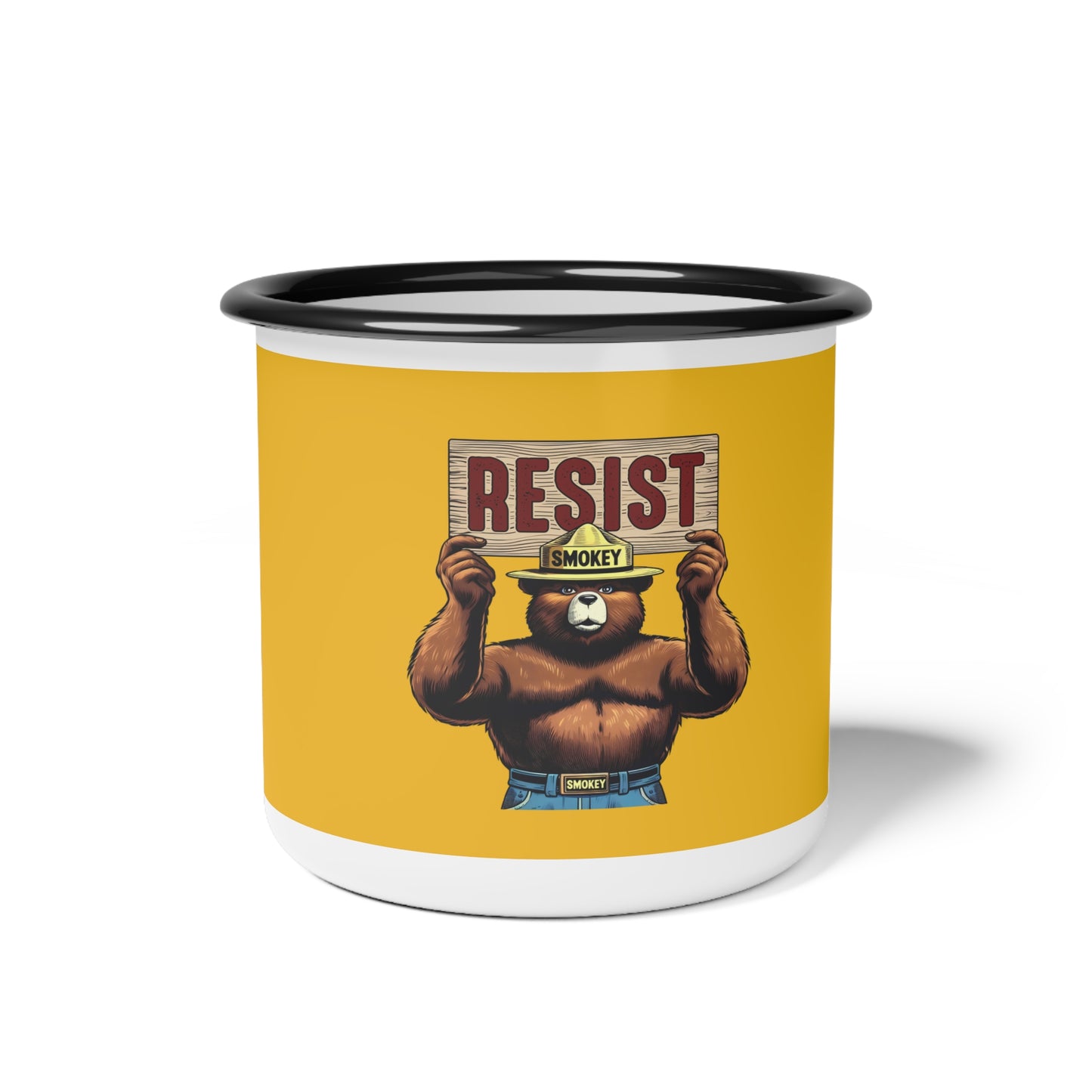 Smokey Bear Resist Camp Mug