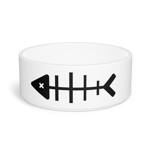 Fish Bone Pet Bowl